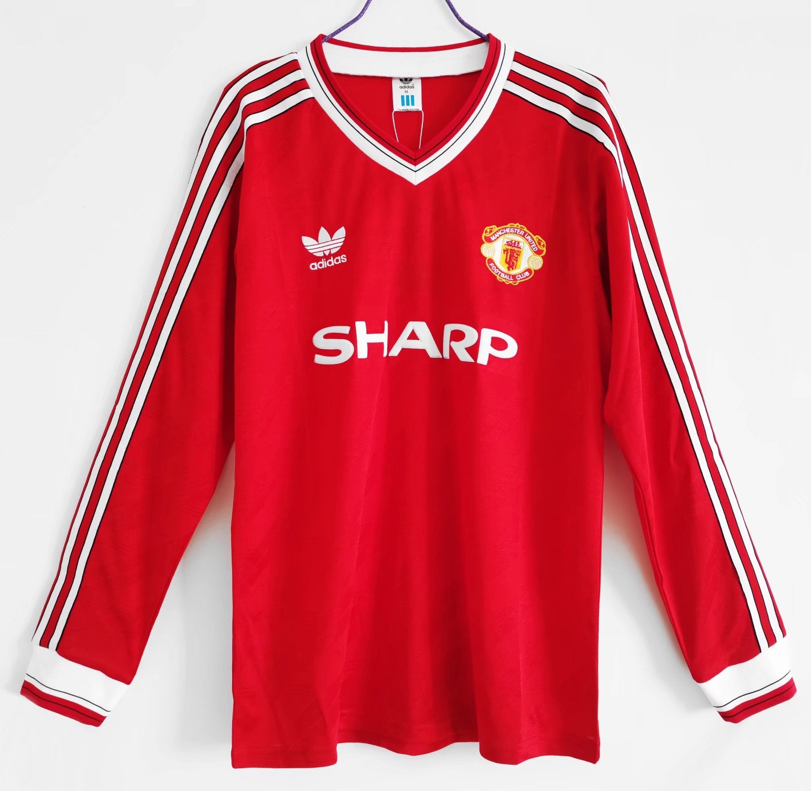 Manchester United 1ra Equipación 1986/87 Manga Larga