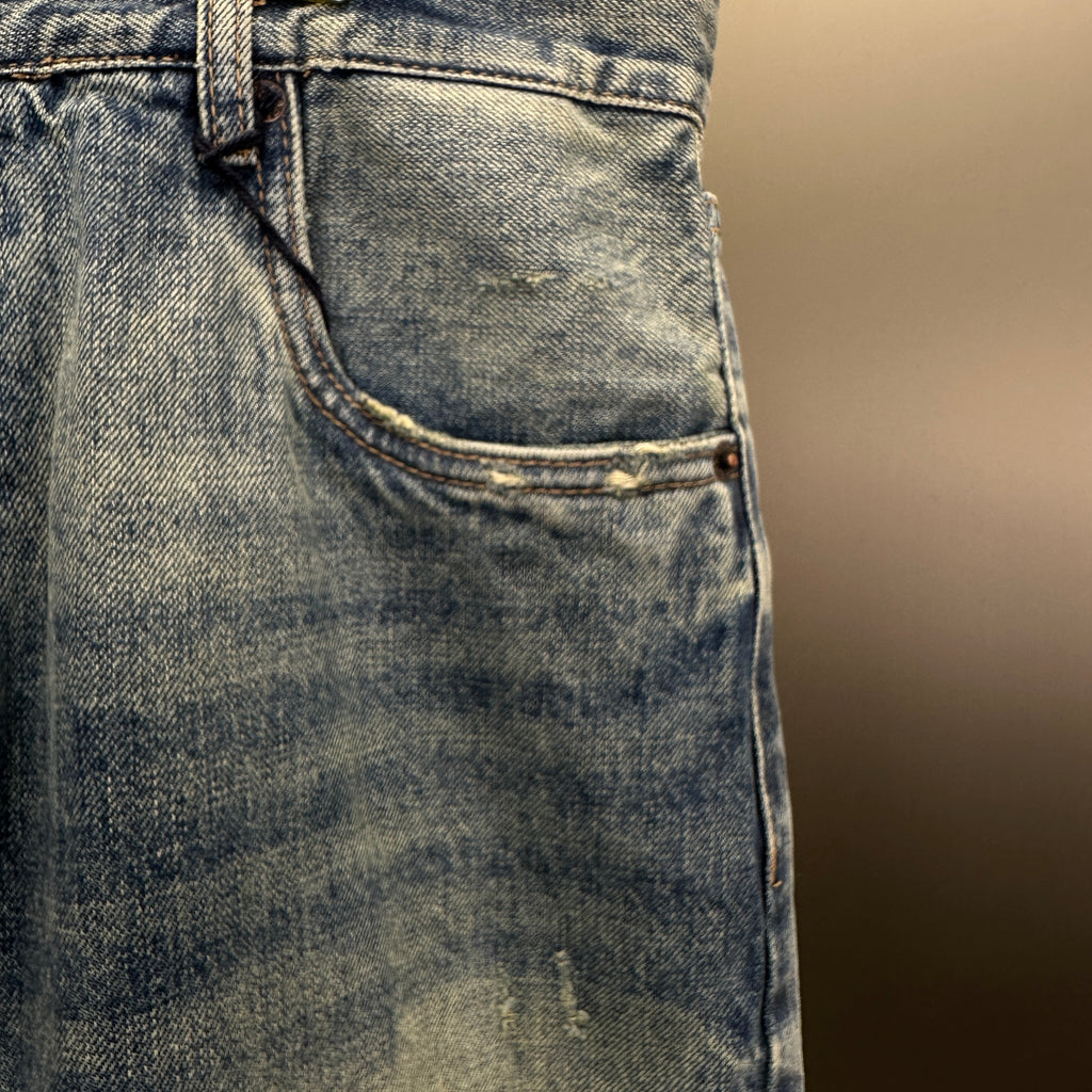 Prada Classic Straight-Fit Faded Blue Jeans