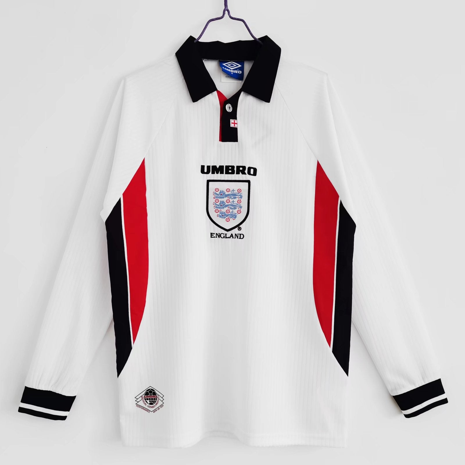 Inglaterra 1ra Equipación 1998 Manga Larga