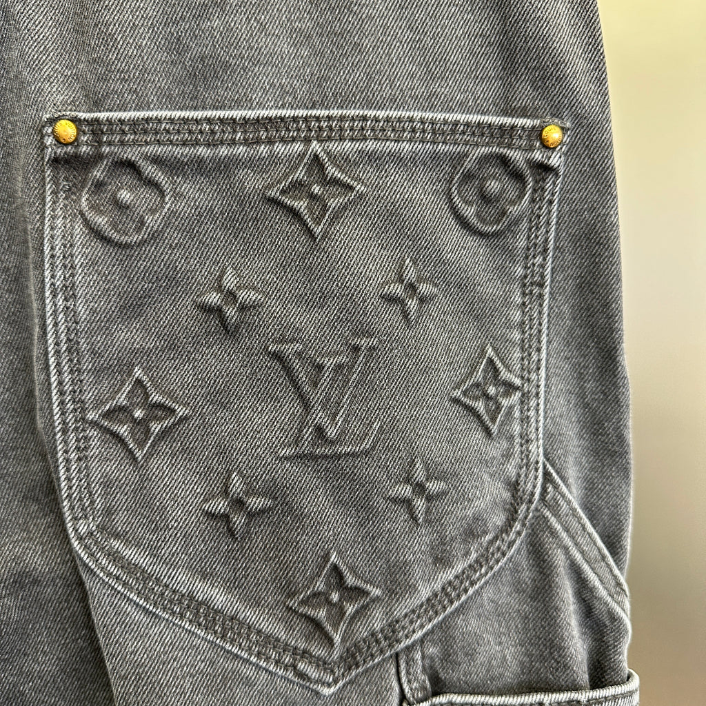 Louis Vuitton Double-Knee Monogram Embossed Carpenter Pants