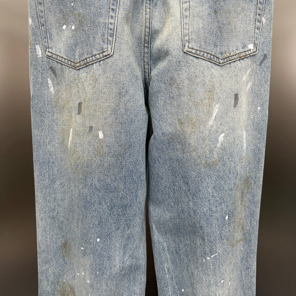 Acne Studios Artist Wash Mud-Tinted Wide-Leg Denim