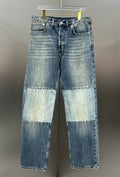 Dior Block Patchwork Denim Pants – Washed Blue