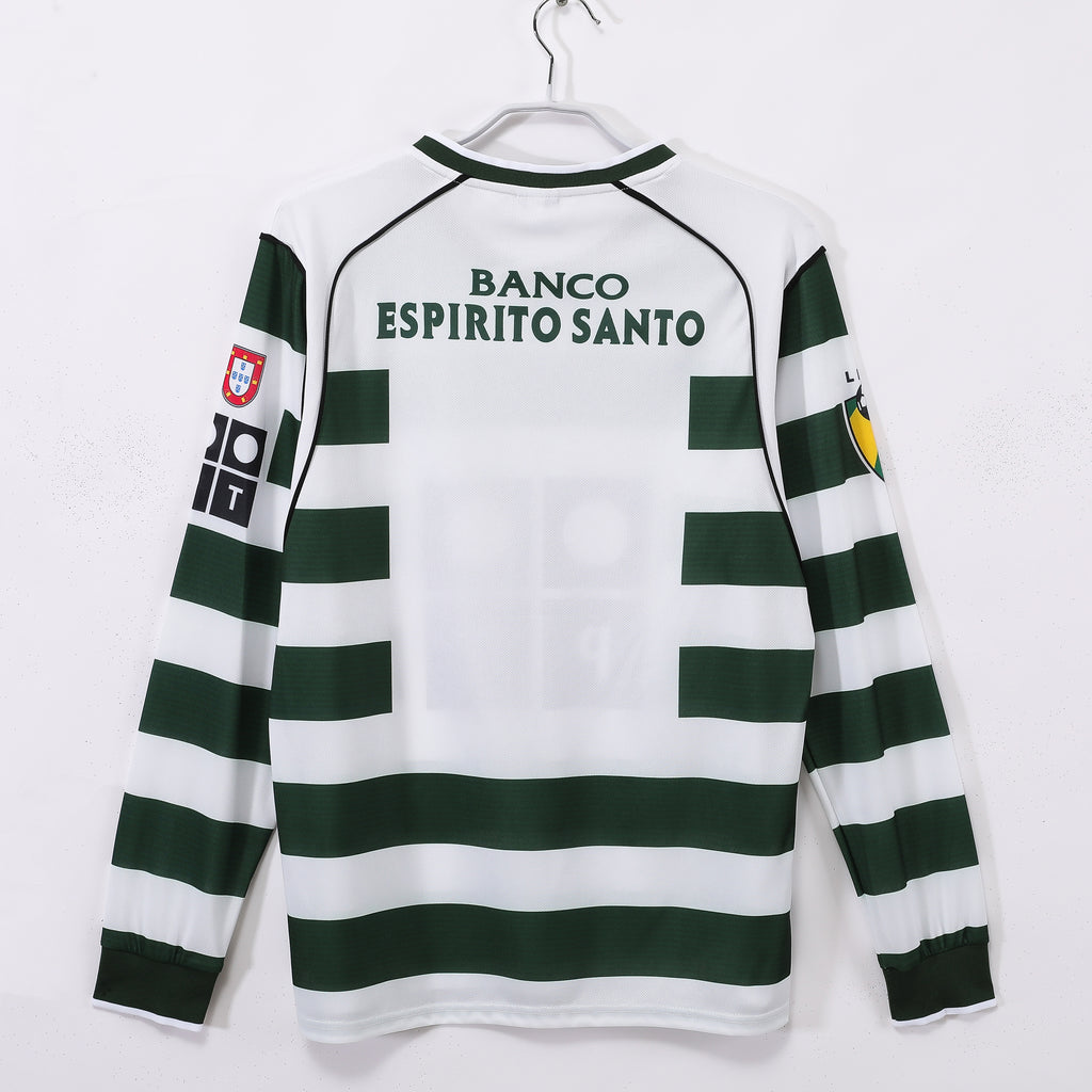 Sporting de Portugal 1ra Equipación 2001/02 Manga Larga