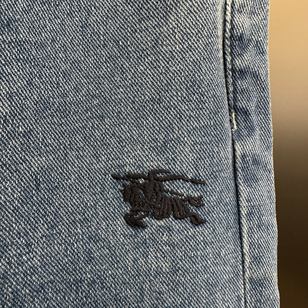 Burberry x Supreme Equestrian Knight Straight-Leg Jeans