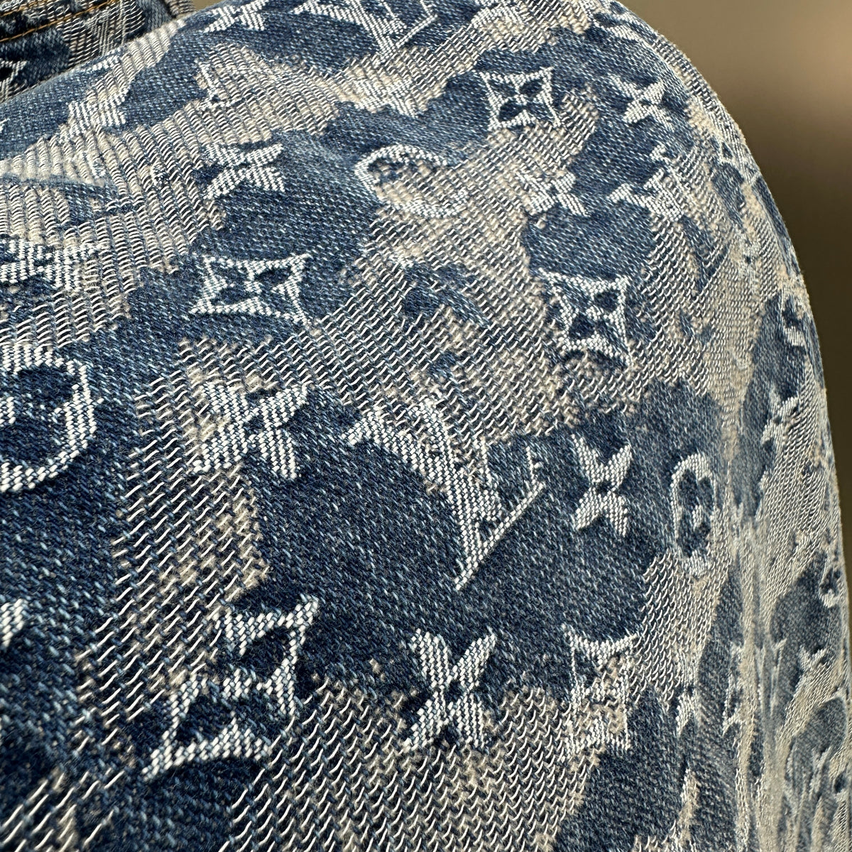 Louis Vuitton Camouflage Monogram Denim Trousers – Washed Blue
