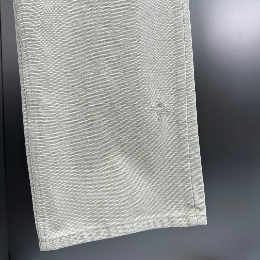 Louis Vuitton Subtle Monogram Motif Off-White Denim Trousers
