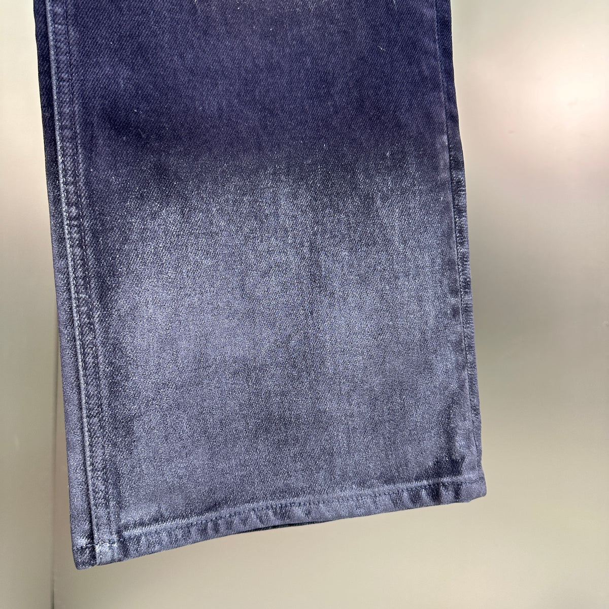 Louis Vuitton Bleached Fade Straight Denim Trousers – Dark Navy