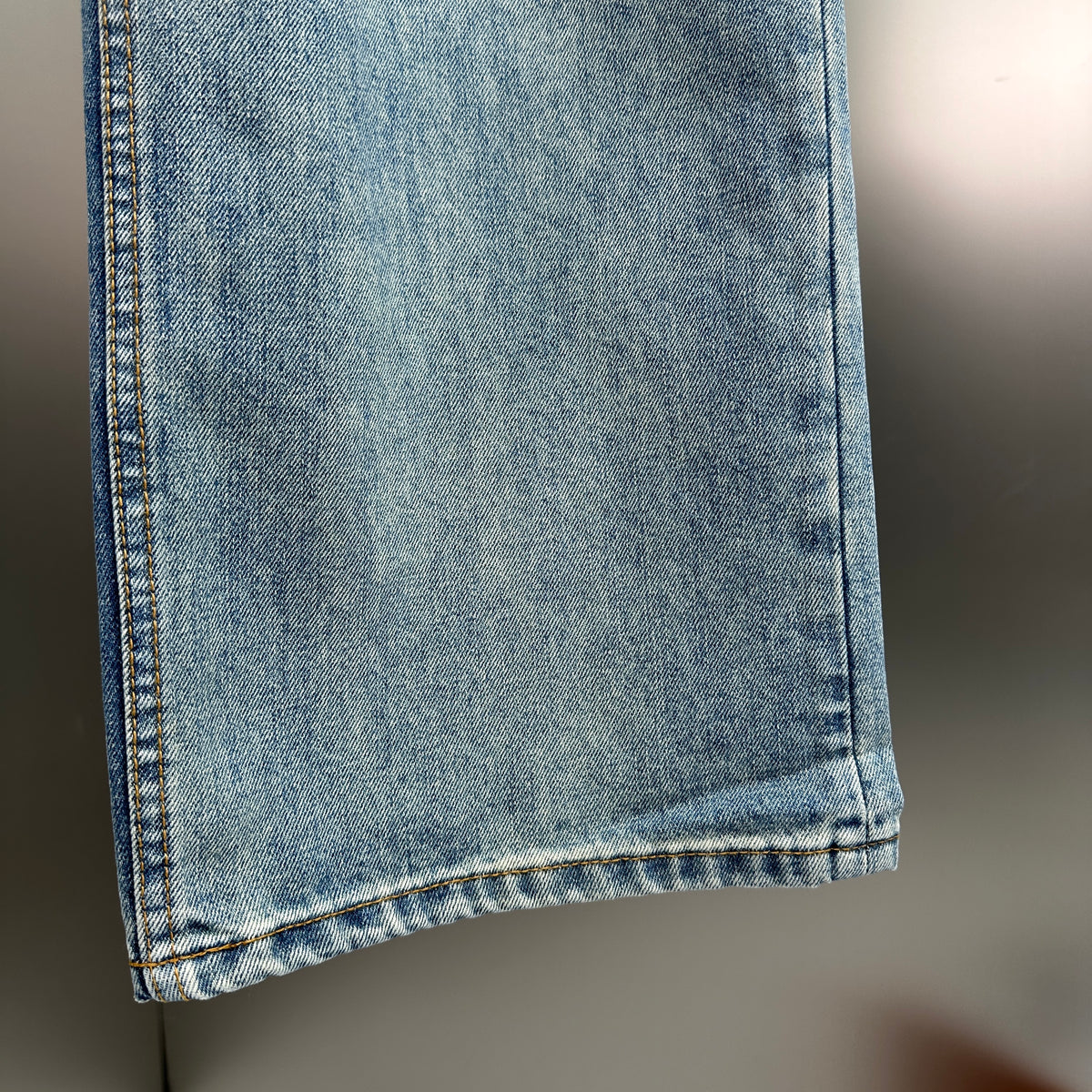 Loewe Faded Blue Denim Pants – Straight Fit