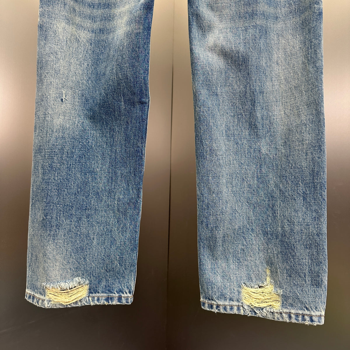 Prada Classic Straight-Fit Faded Blue Jeans