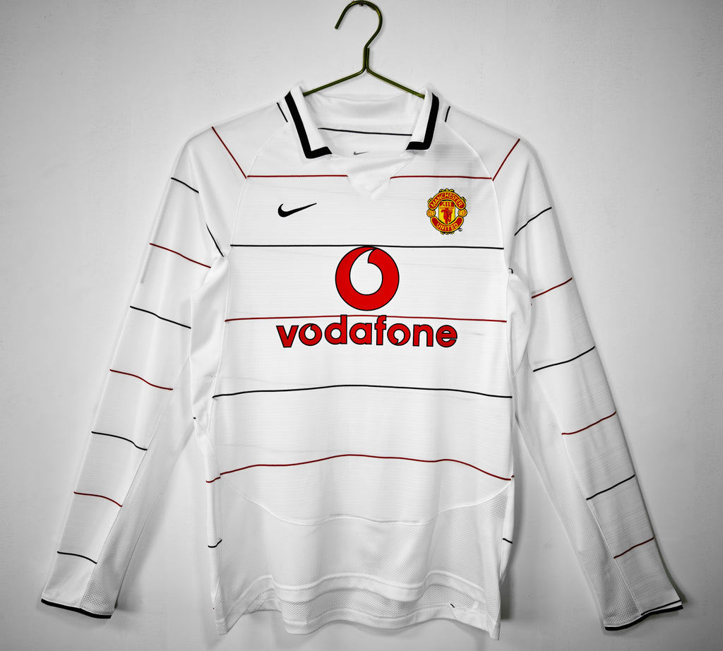 Manchester United 2da Equipación 2003/04 Manga Larga
