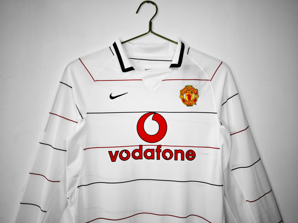 Manchester United 2da Equipación 2003/04 Manga Larga