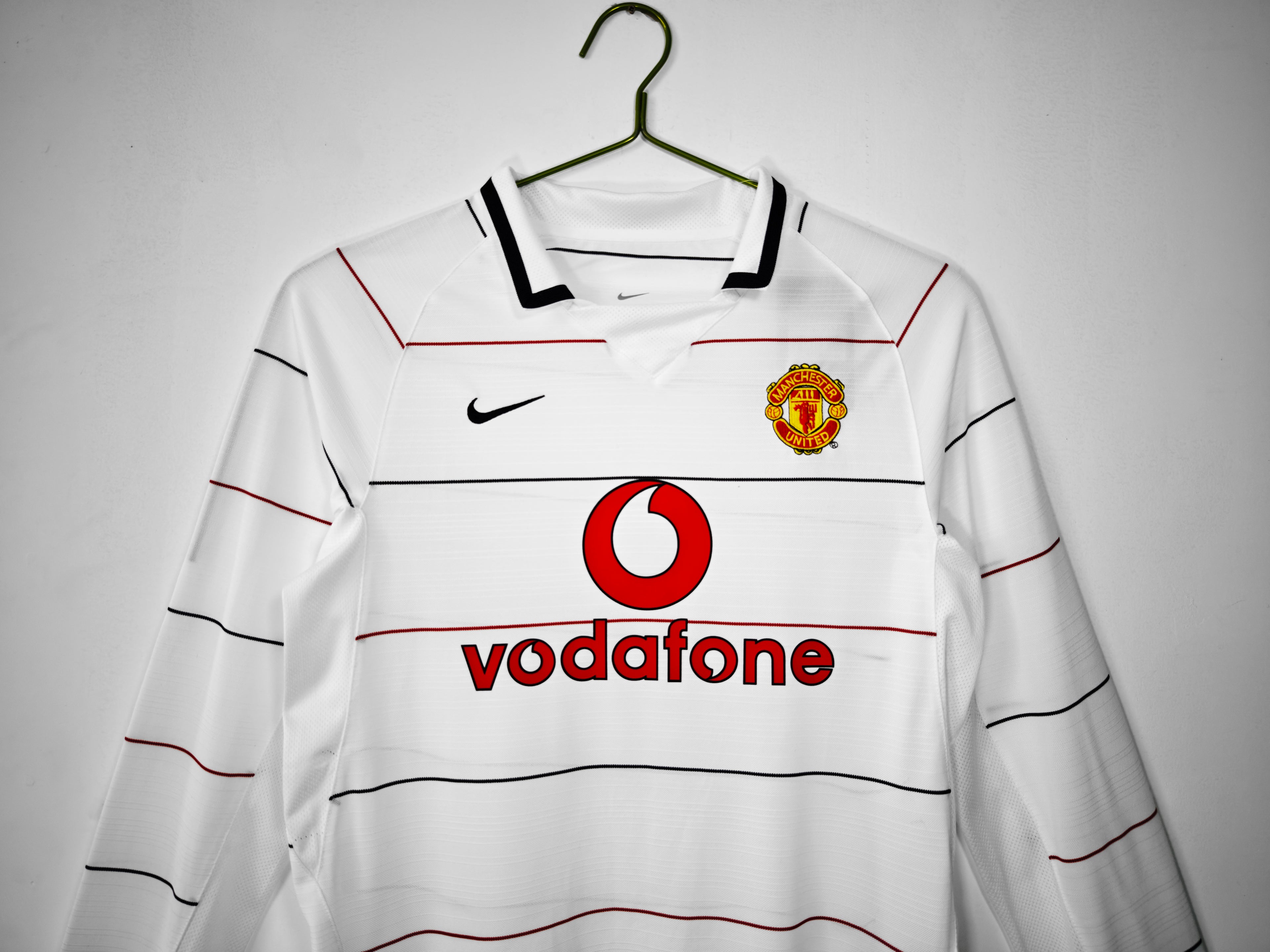 Manchester United 2da Equipación 2003/04 Manga Larga