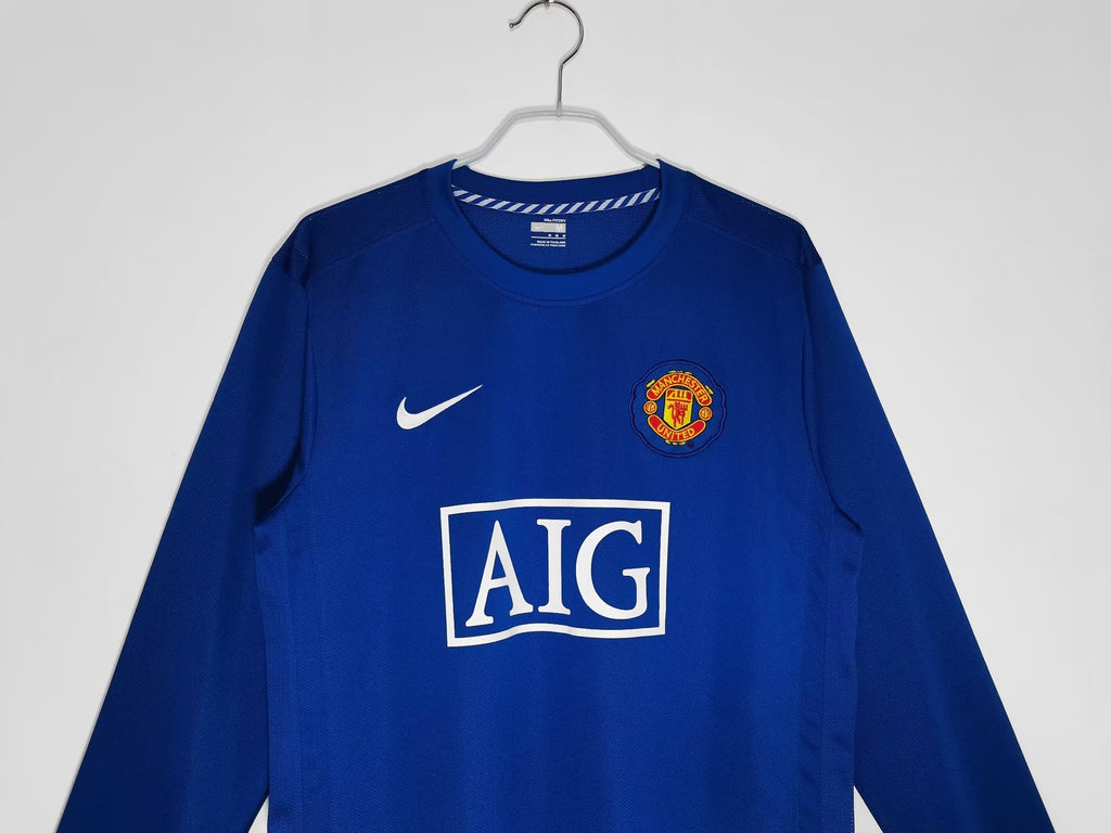 Manchester United 2da Equipación 2008/09 Manga Larga