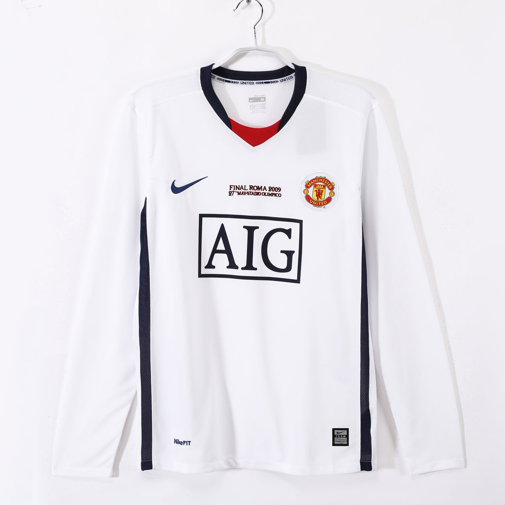 Manchester United 3ra Equipación 2008/09 Manga Larga Edicion Final Champions