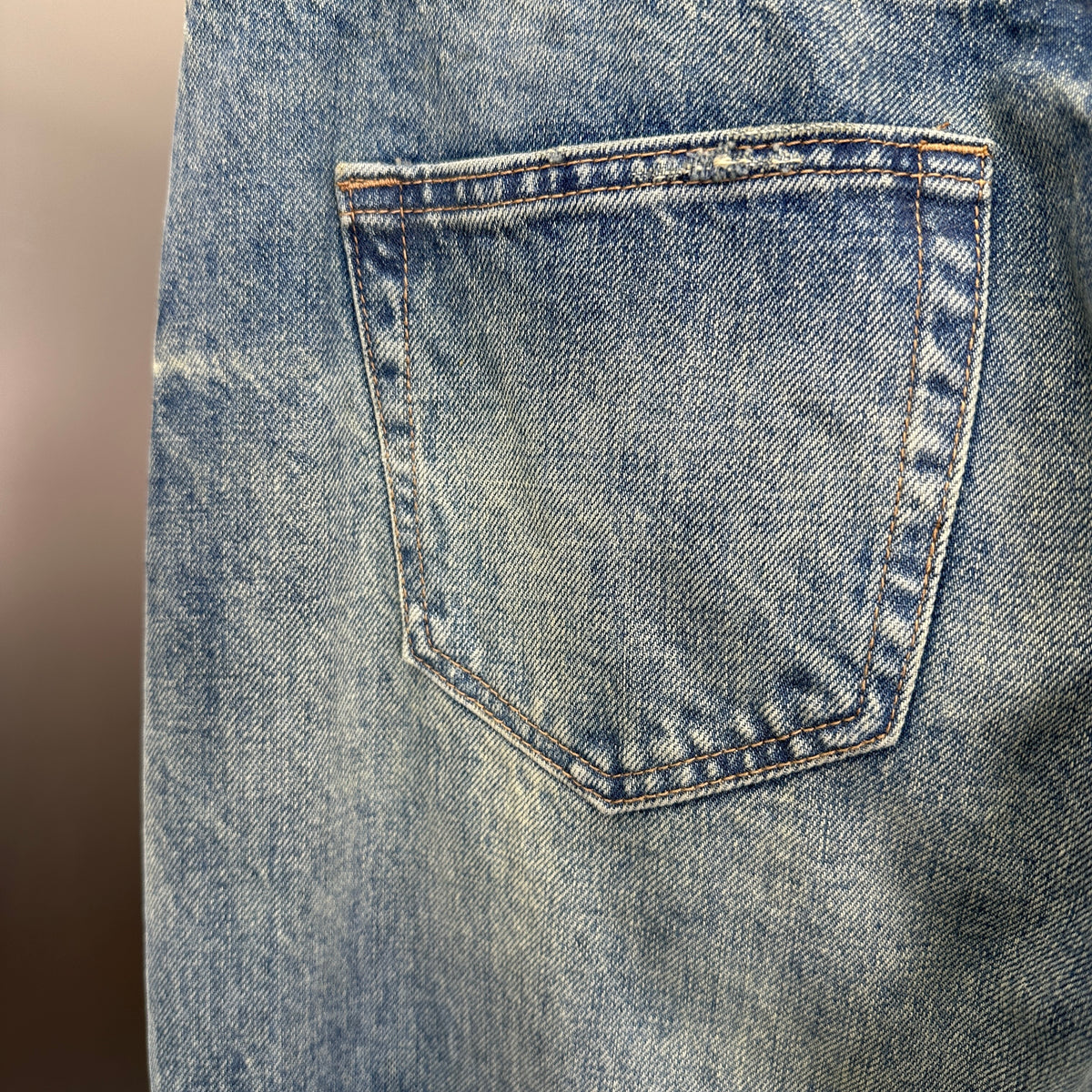 Prada Classic Straight-Fit Faded Blue Jeans