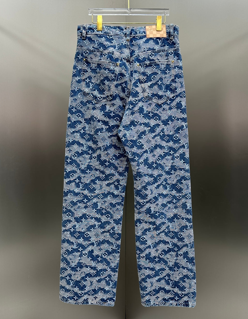 Louis Vuitton Camouflage Monogram Denim Trousers – Washed Blue