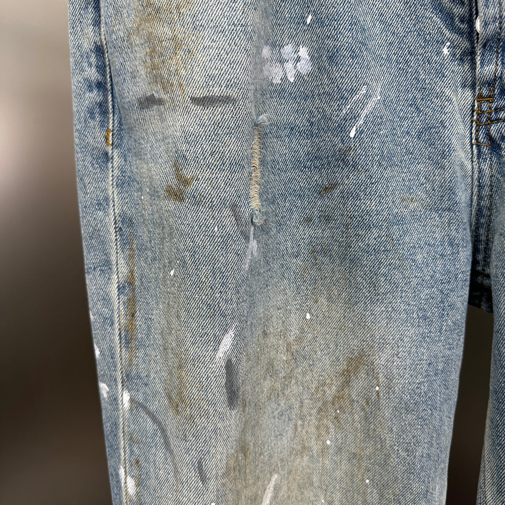Acne Studios Artist Wash Mud-Tinted Wide-Leg Denim