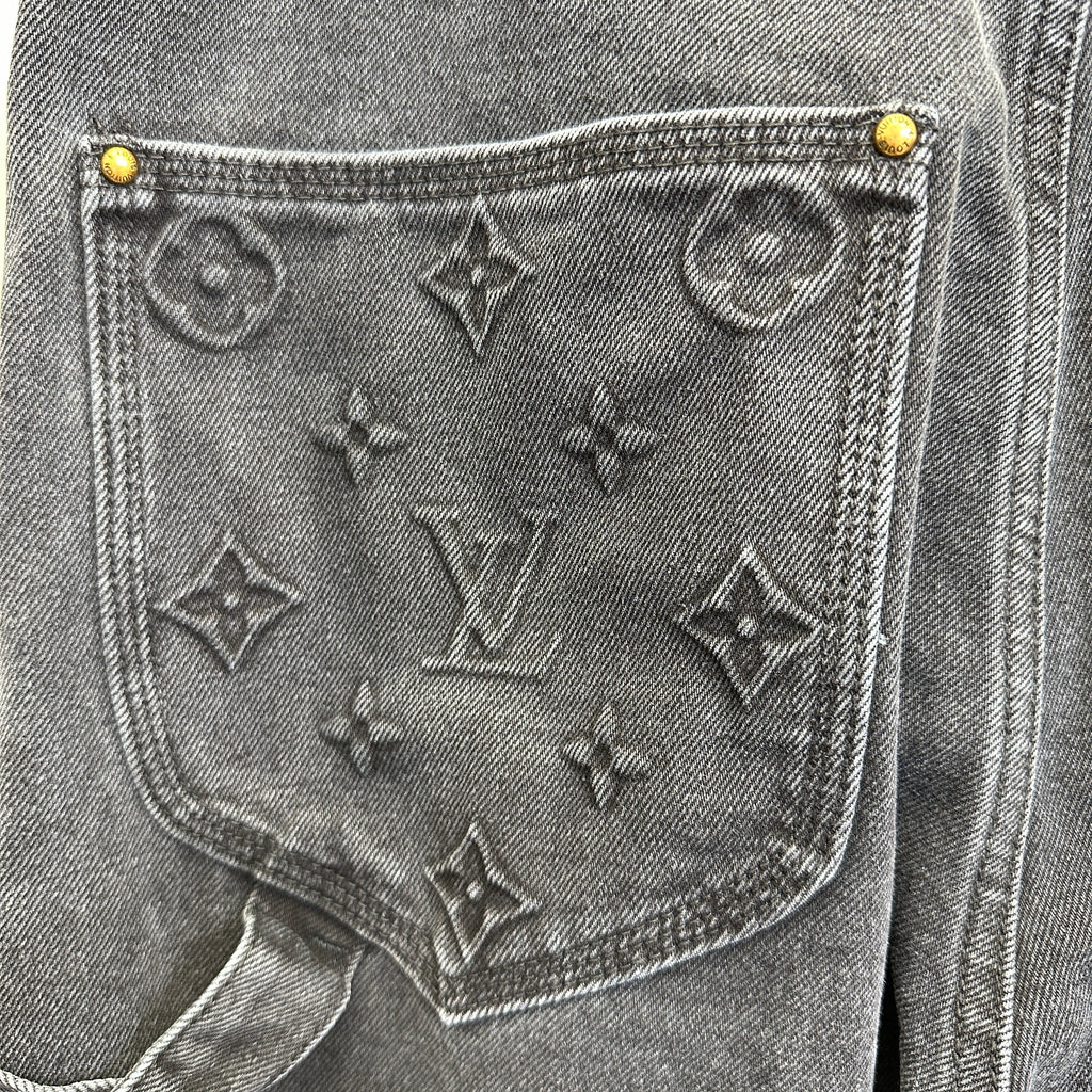 Louis Vuitton Double-Knee Monogram Embossed Carpenter Pants