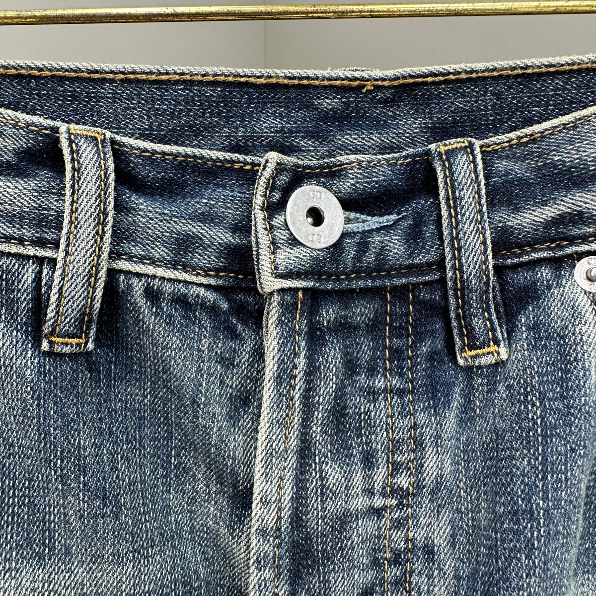 Dior Block Patchwork Denim Pants – Washed Blue