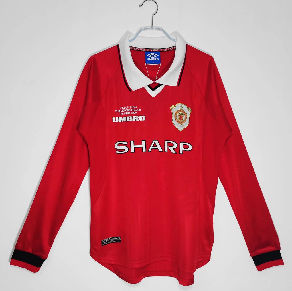 Manchester United 1ra Equipación 1999/00 Manga Larga