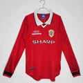 Manchester United 1ra Equipación 1999/00 Manga Larga