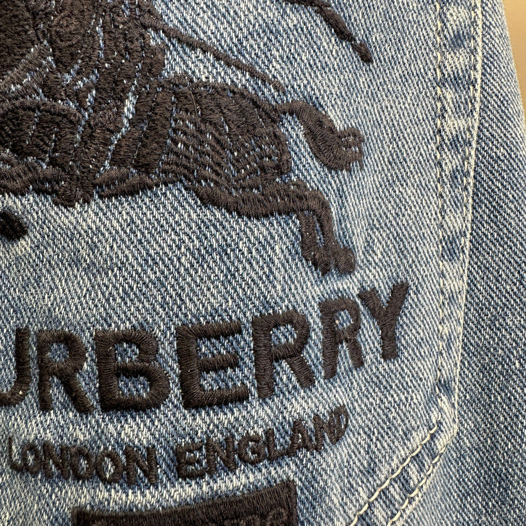 Burberry x Supreme Equestrian Knight Straight-Leg Jeans
