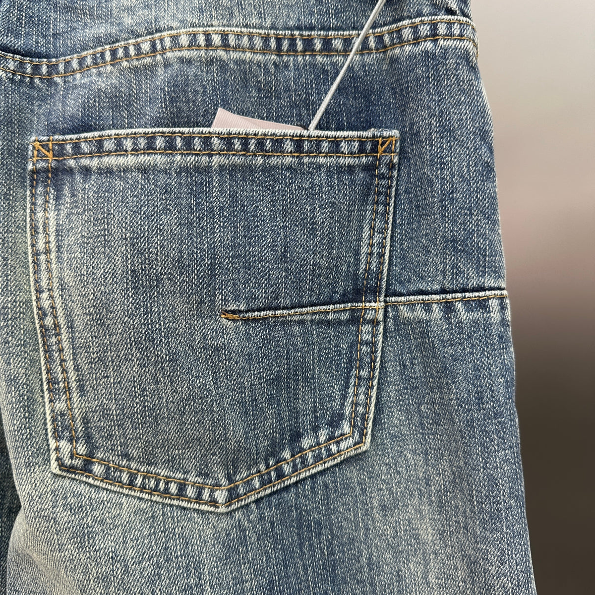 Dior Block Patchwork Denim Pants – Washed Blue