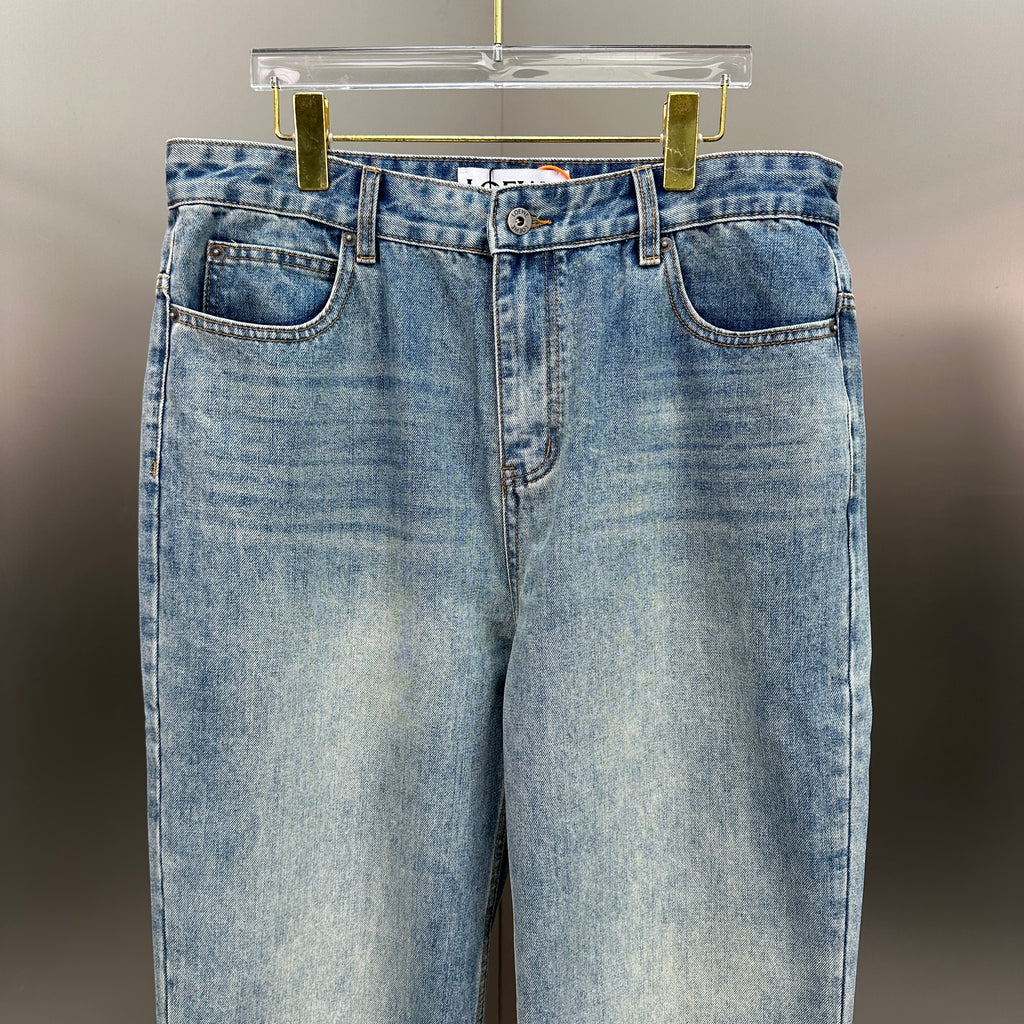 Loewe Faded Blue Denim Pants – Straight Fit
