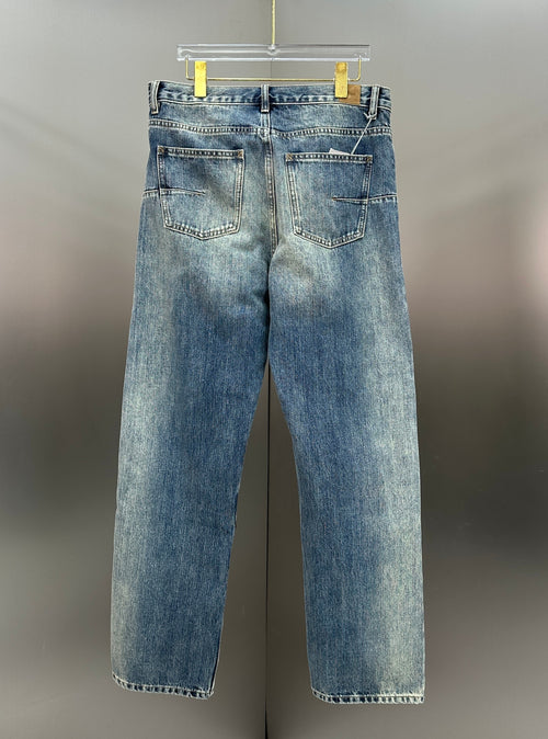 Dior Block Patchwork Denim Pants – Washed Blue