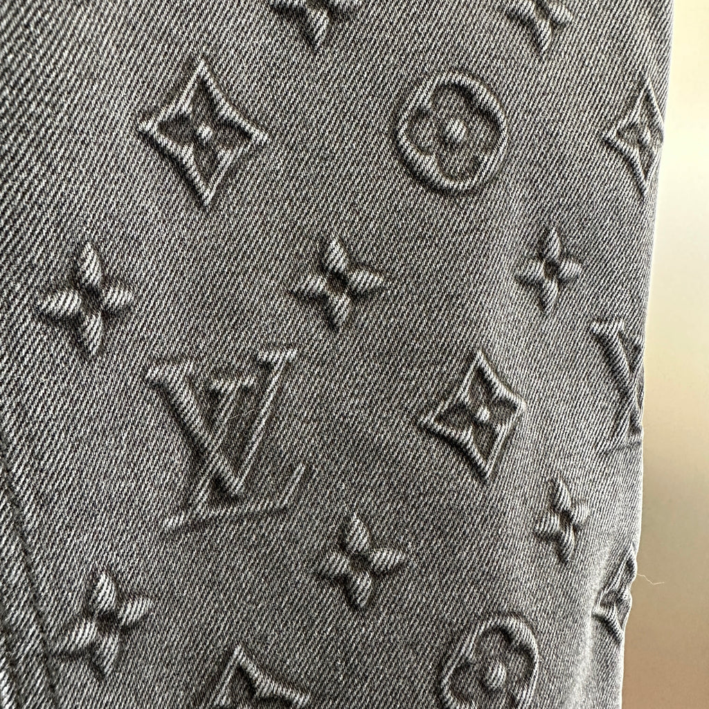 Louis Vuitton Double-Knee Monogram Embossed Carpenter Pants
