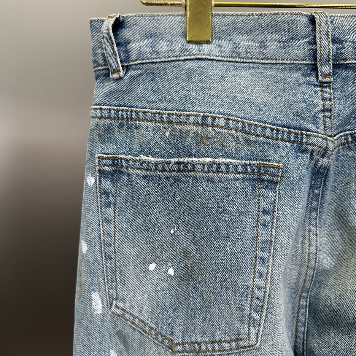 Acne Studios Artist Wash Mud-Tinted Wide-Leg Denim