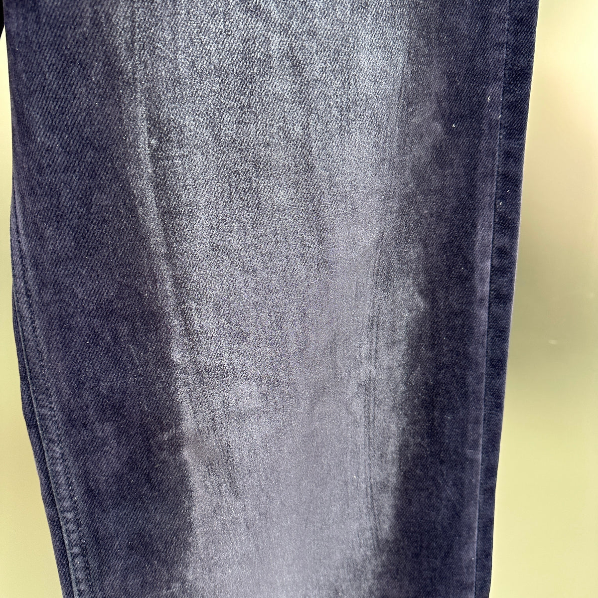 Louis Vuitton Bleached Fade Straight Denim Trousers – Dark Navy