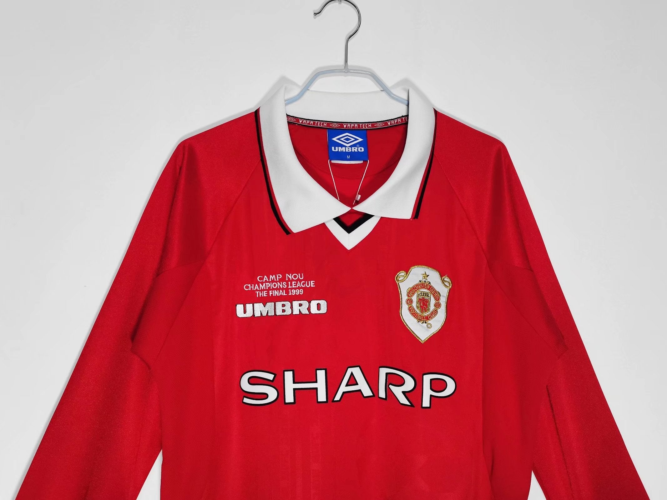 Manchester United 1ra Equipación 1999/00 Manga Larga