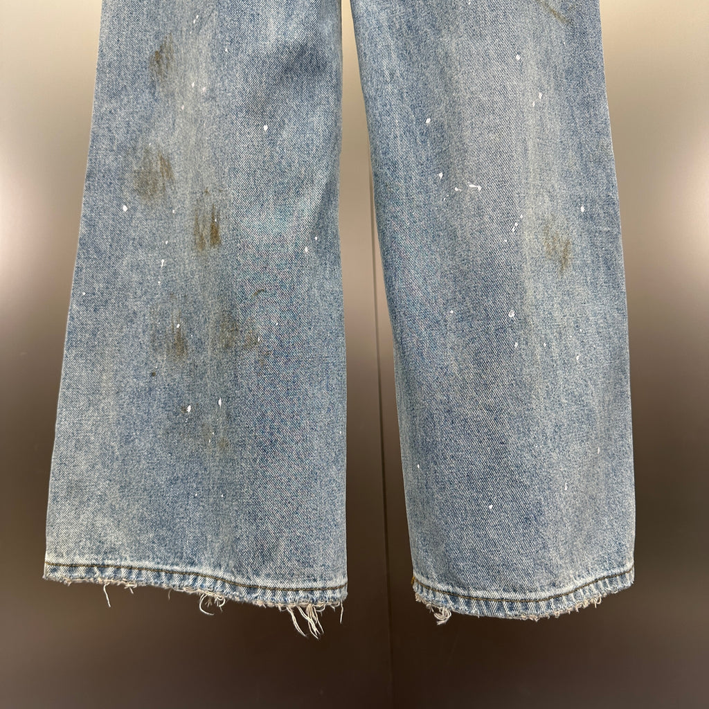 Acne Studios Artist Wash Mud-Tinted Wide-Leg Denim