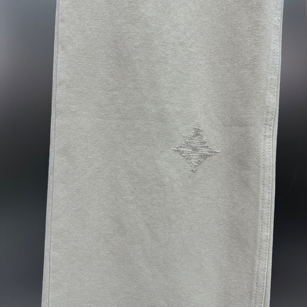 Louis Vuitton Subtle Monogram Motif Off-White Denim Trousers