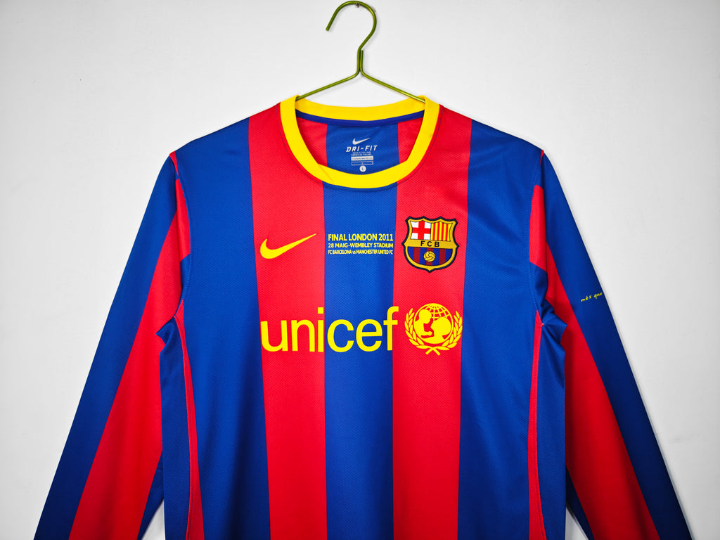Barça 1ra Equipación 2010/11 Manga Larga