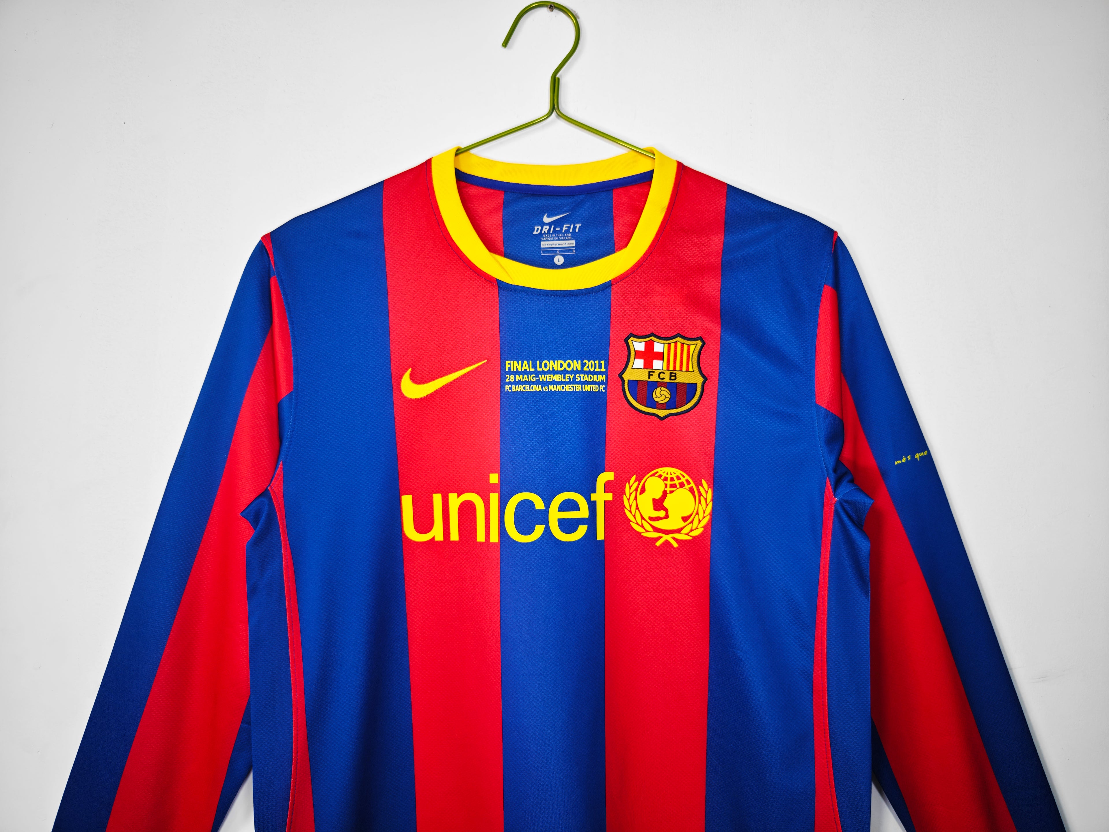Barça 1ra Equipación 2010/11 Manga Larga