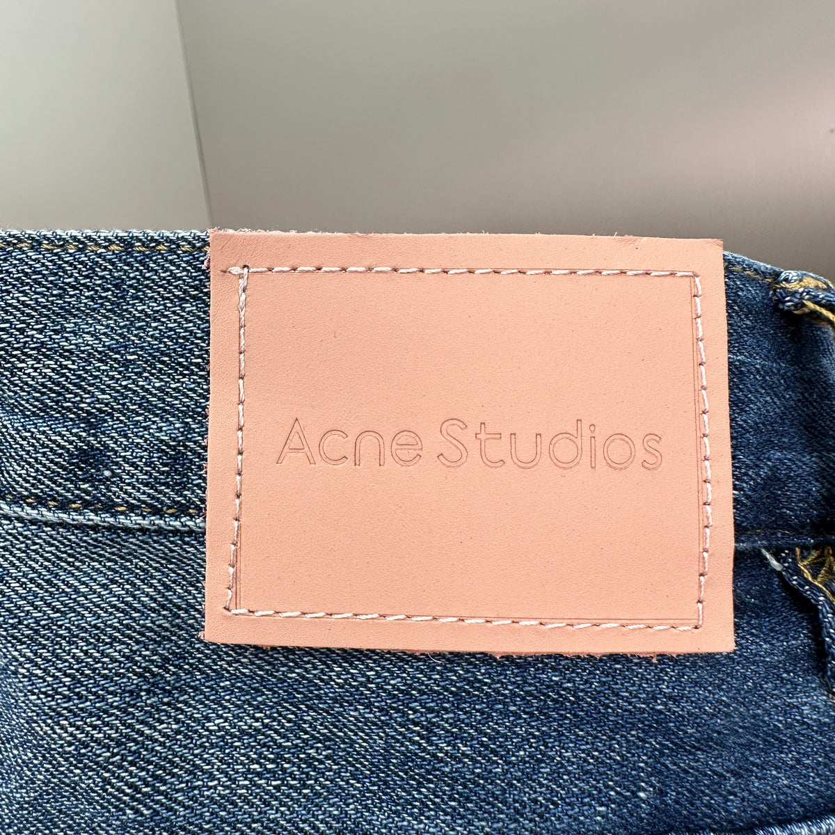 Acne Studios Ripped & Paint-Splattered Loose Fit Jeans