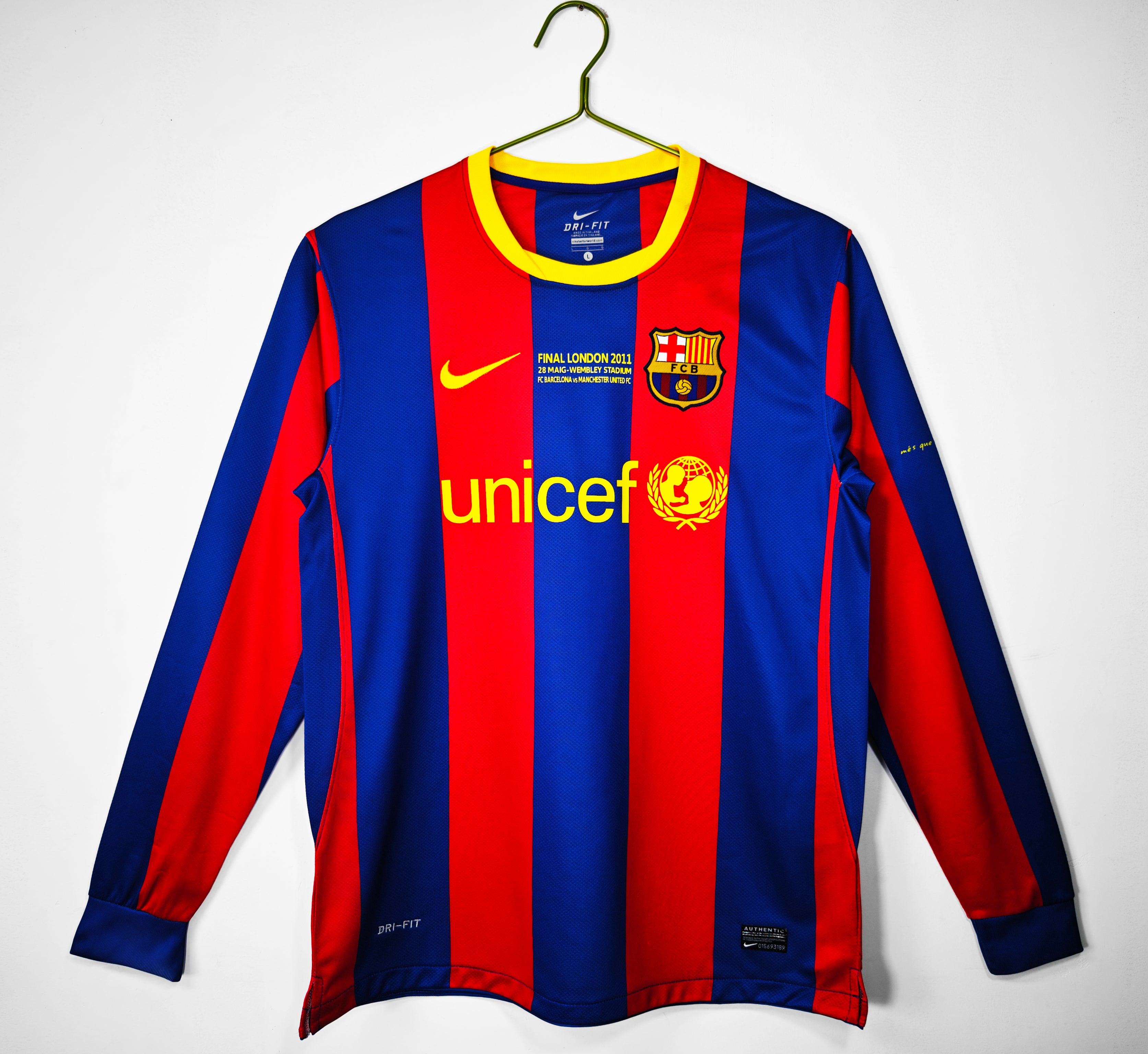 Barça 1ra Equipación 2010/11 Manga Larga