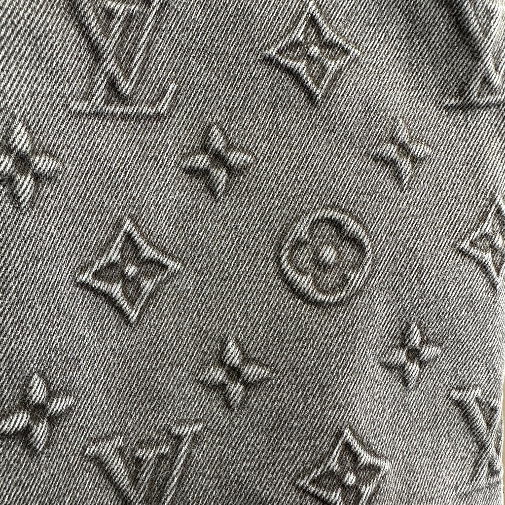 Louis Vuitton Double-Knee Monogram Embossed Carpenter Pants