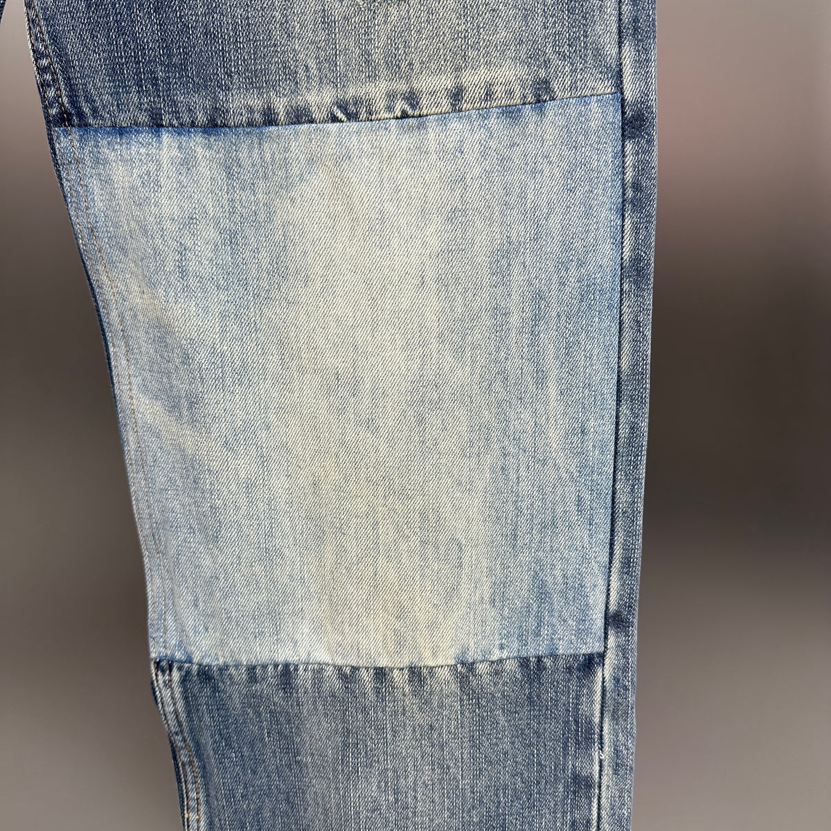 Dior Block Patchwork Denim Pants – Washed Blue