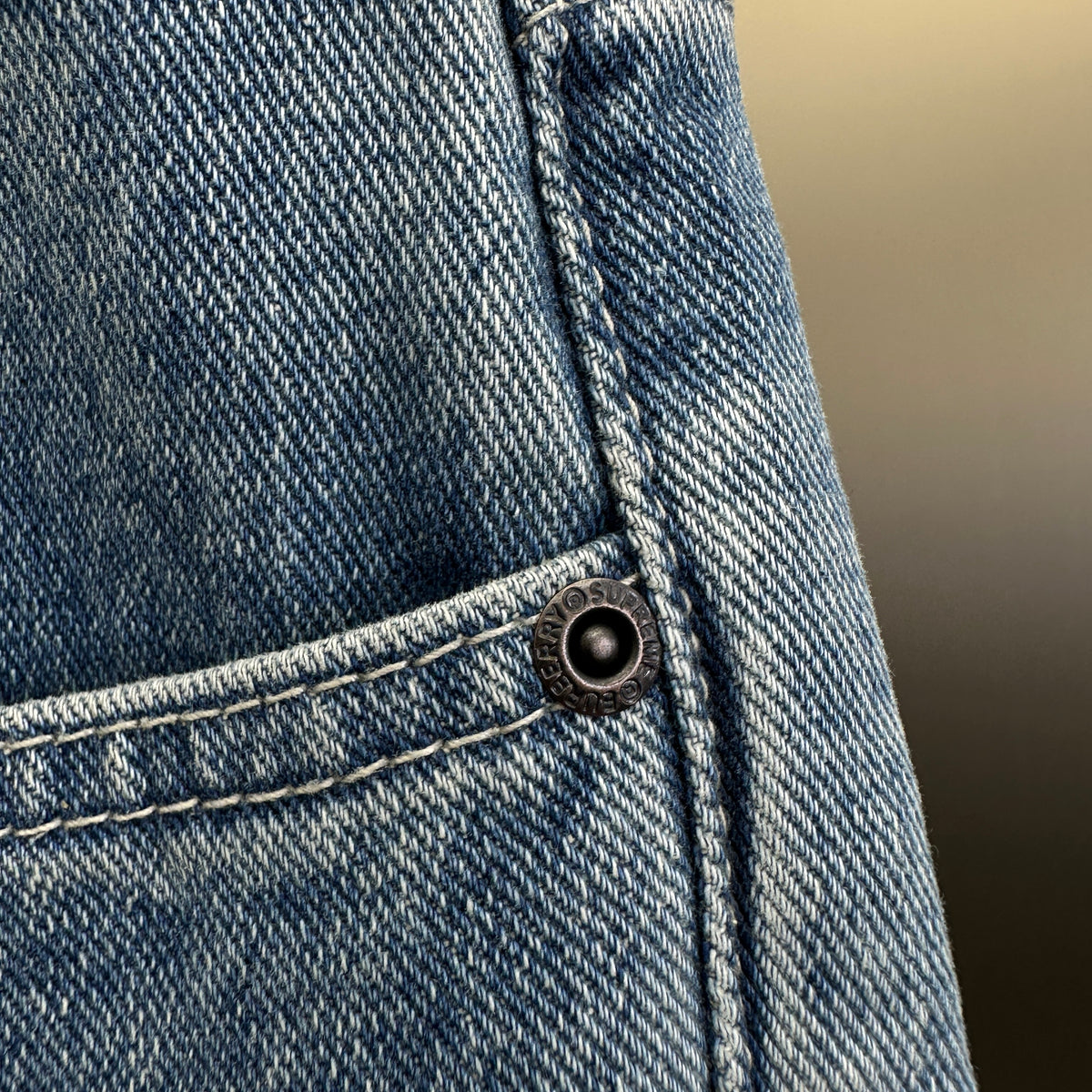 Burberry x Supreme Equestrian Knight Straight-Leg Jeans