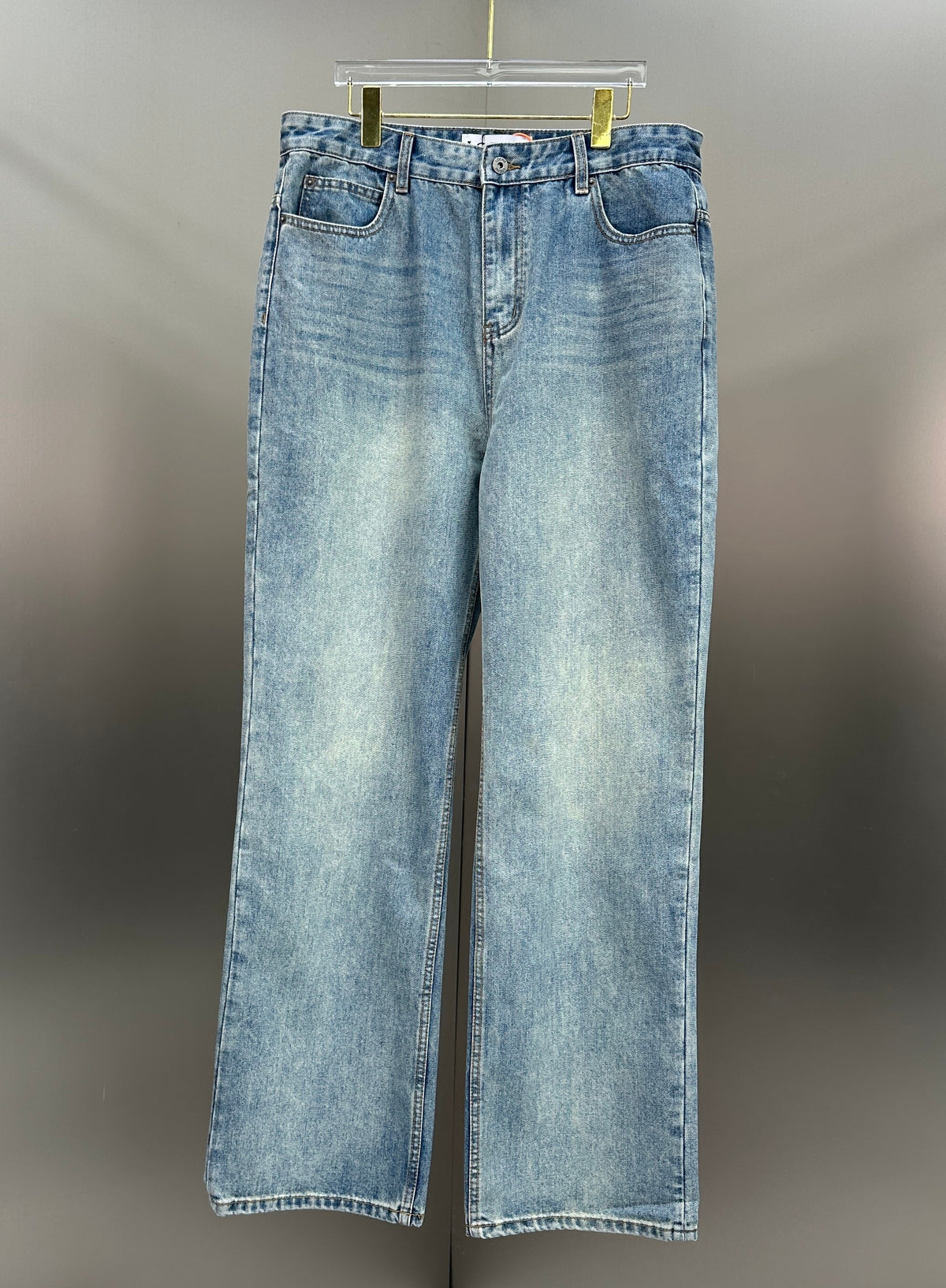 Loewe Faded Blue Denim Pants – Straight Fit