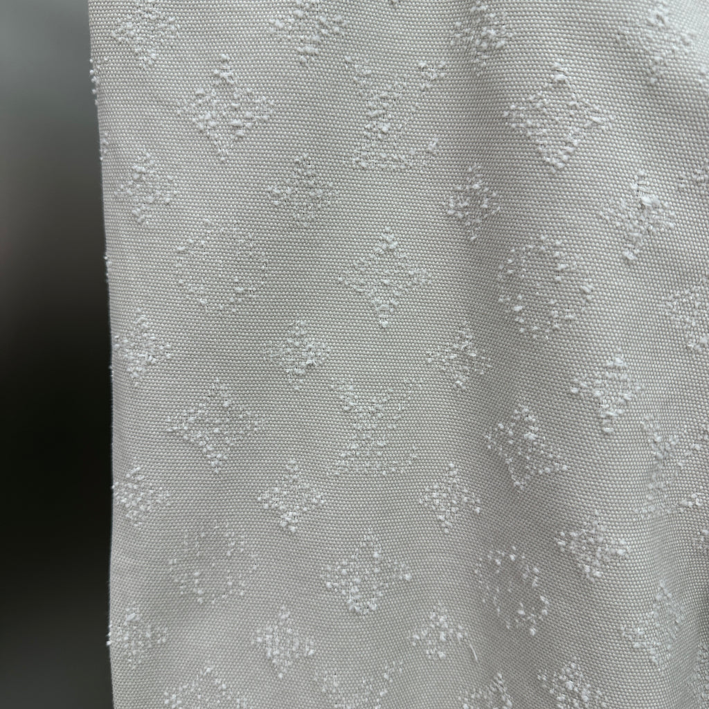 Louis Vuitton All-Over Monogram Embossed Off-White Denim Pants