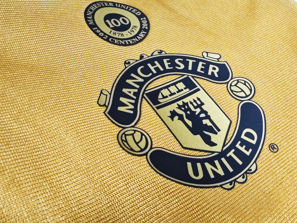 Manchester United 3ra Equipación 2001/02 Manga Larga