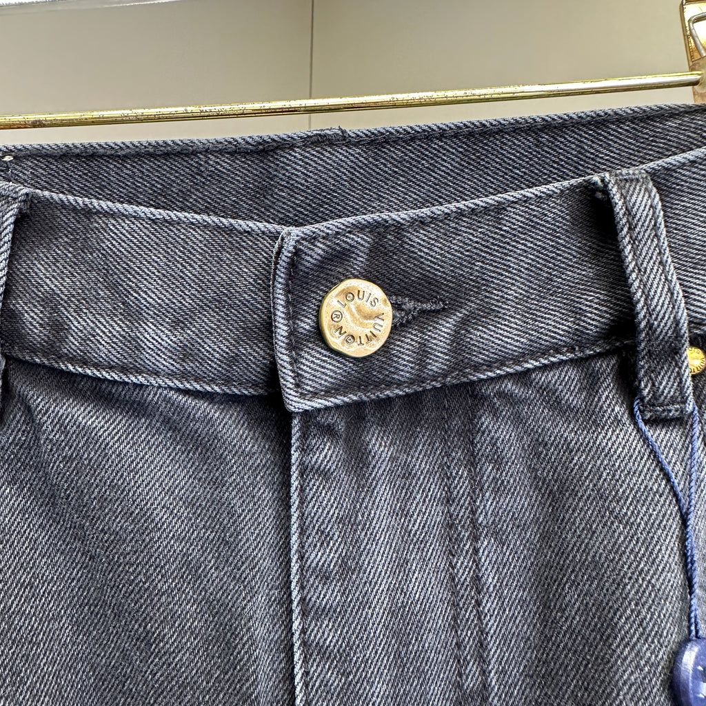 Louis Vuitton Double-Knee Monogram Embossed Carpenter Pants