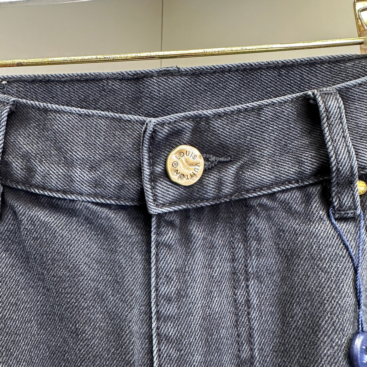 Louis Vuitton Double-Knee Monogram Embossed Carpenter Pants