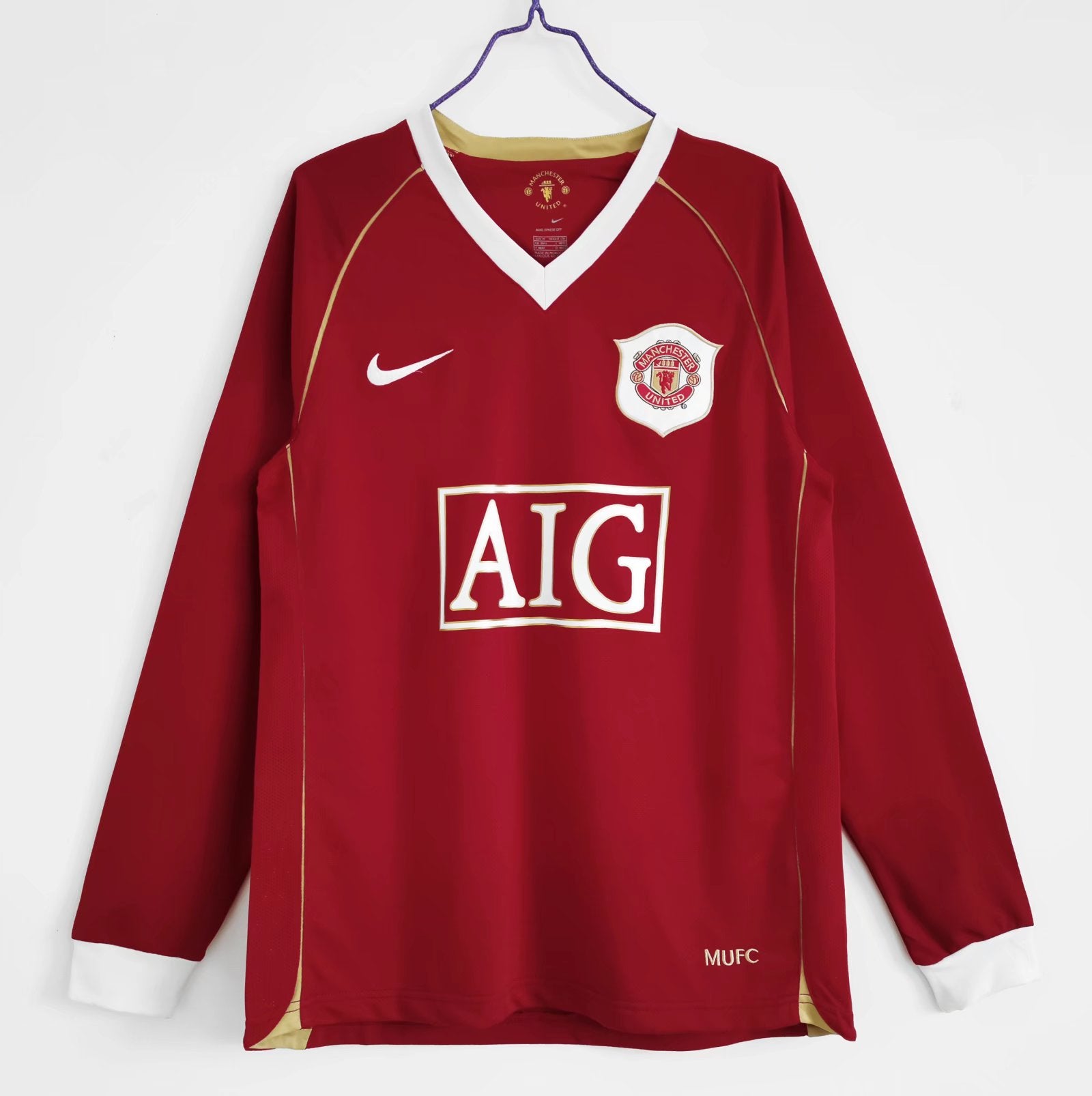 Manchester United 1ra Equipación 2006/07 Manga Larga