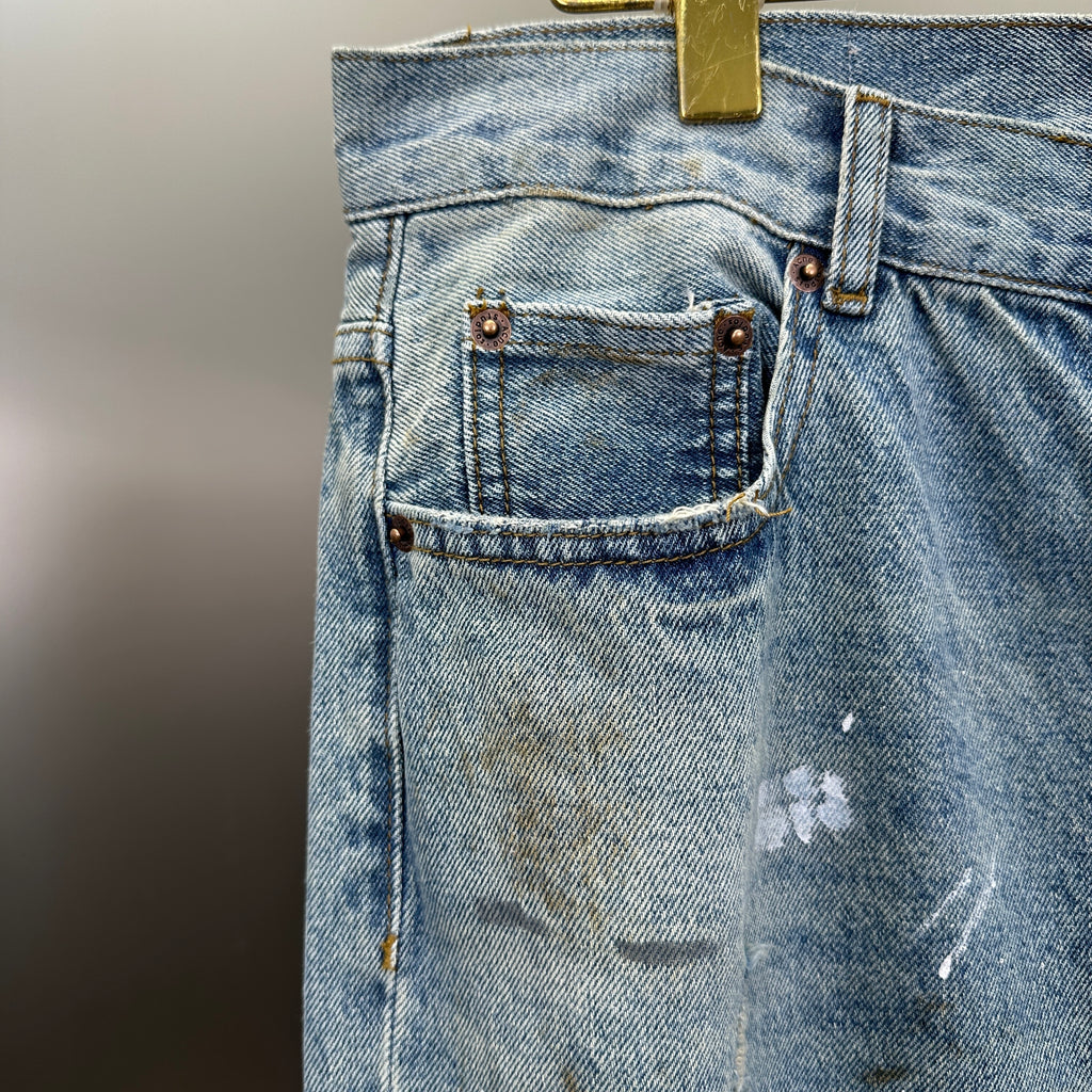 Acne Studios Artist Wash Mud-Tinted Wide-Leg Denim