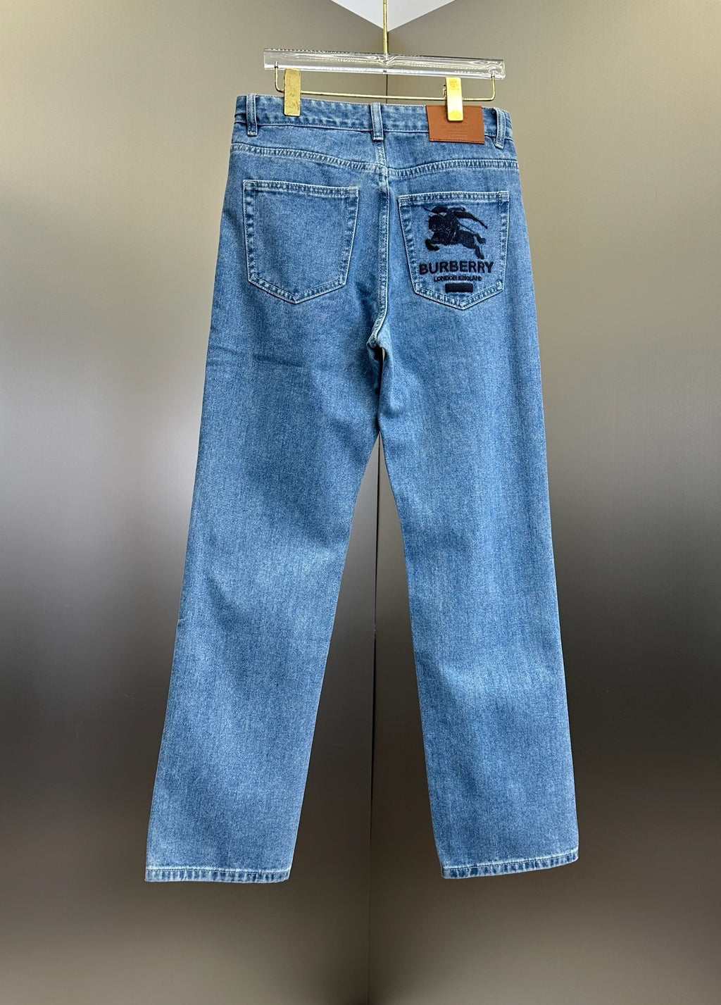 Burberry x Supreme Equestrian Knight Straight-Leg Jeans